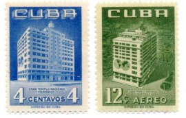 CUBA- 1956 - MINT - Templo Nacional Manico - Havana