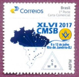 Brasil -2017-m[MINT -  XLVI AGO-CMSB -Rio de Janeiro - 2017