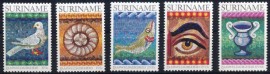 Suriname - 1983 - MINT - Mosaicos Ramanos - Olho