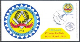 Pases Baixos -2014-  Centenrio da Loja  " L'Union Frederic"