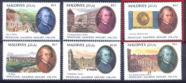 1991-MINT - 6 vls .(completa) - Homenagem a Mozart.e a Loja de Viena
Cidades de atuao do compositor: Baden .Berlim, St. Marx, Viena, palacio de Schwarzenberg.