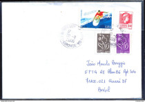 Envelope Circulado  Fran�a - Brasil  2006