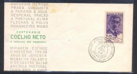 Brasil 1964-Centenrio de Nascimento de Coelho Neto- CBC So Paulo-SP.