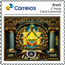 309 - Brasil - 50 Anos da Loja Ma��nica Universit�ria N.1928 