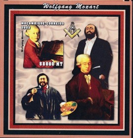 Moambique -2002-  Homenagem a Wolfgang Mozart -  Imp.  - MINT