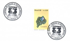 Braslia 1994 - RECURSOS MINERAIS- Cartela Lanamento- CBC