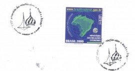 Braslia 2000- 175 ANOS DE RELAES BRASIL-RUSSIA -  Cartela Lanamento- CBC