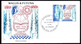 Wallis e  Futuna - 1994 - CBC : Mata Utu - Centenrio da Grande Loja da Frana.