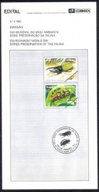 Brasil-1993-6 - Dia Mundial do Meio Ambiente- Fauna