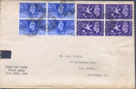 Gr-Bretanha - 1946 -FDC - Selo Rei Jorge VI 