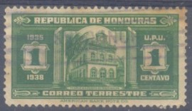 Honduras- 1935- Templo de Tegucigalpa- Usado.