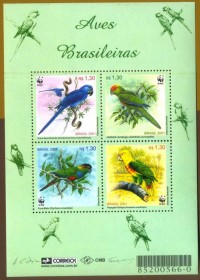 Brasil 2001 - Aves Brasileiras-Novo