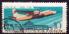 R107 - URSS - CCCP - RSSIA -1965 Aeronaves Avies Correio Areo