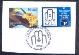 Brasil - XL CMSB - ARACAJU-SE - Sobre fragmento.