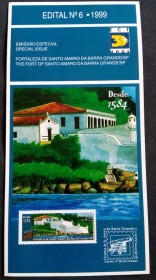 Brasil 1999-6 Edital Fortaleza de Santo Amaro da Barra Grande