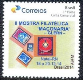 Brasil -2014-MINT- II MOSTRA FILATLICA - GLERN.
