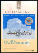 ALEMANHA -FOLHA DE 1� DIA -  PESQUISA ANT�RTICA NAVIOS QUEBRA-GELO POLARSTERN