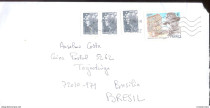 Envelope Circulado Fran�a - Brasil 2009