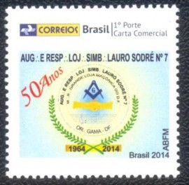 2014-MINT- CINQUENTENRIO DA LOJA LAURO SODR N7