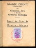 Brasil 1955 - Ritual do Grau de Mestre Maom - Bom Estado de Conservao - autenticado com selo de circulao interna.