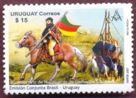 Uruguay -2007- MINT- Garibaldi -Bicentenrio de Nascimento -Emisso Conjunta Brasil-Uruguay