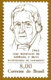 Brasil - 1963 - Jos Bonifcio Andrada E Silva  - Novo