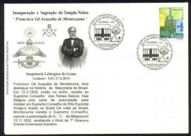 Brasil- Inaugurao do Templo Franciso G Acayaba de Montezuma
