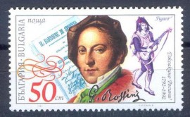 Bulgria  -  1992 - MINT - 200 Aniversrio de  Gioachino Rossini
