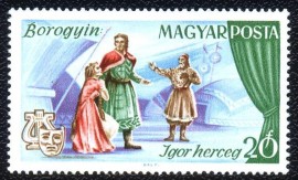 Hungria -1967 -MINT -  peras - Alexander Borodin - "O Prncipe Igor"