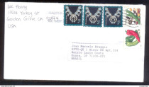 Envelope Circulado USA - Brasil - 2006