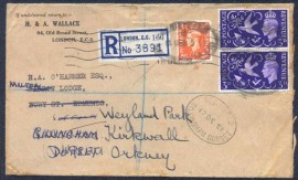 Gr-Bretanha - 1951 Registrado para Orkney - Selo Rei Jorge VI 