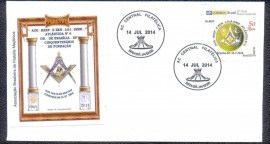 2014-Carimbo Datador AC-Central Filatlica-BSB- Envelope Comemorativo aos 50 Anos da Loja Atlntida