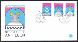 Antilhas Holandesas -1985 - 200 Anos  da Loja De Vergenoeging
