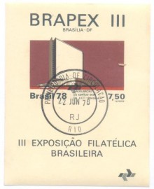 Brasil- 1978 -MINT- BRAPEX III - CPD / RIO