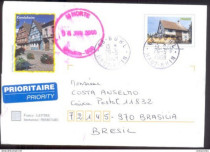 Envelope Circulado Fran�a - Brasil