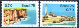 Brasil - 1975 -MINT- Torres e Pedra do Sal
