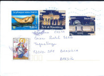 Envelope Circulado Fran�a-Brasil 2014