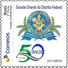 183A-Brasil - 50 Anos Grande Oriente do Distrito Federal