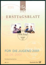 ALEMANHA -FOLHA DE 1� DIA -  Ano da Juventude - Crian�as em atividades