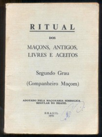 Brasil - 1975 - Ritual de Companheiro Maom- BOM ESTADO DE CONSERVAO