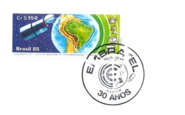 Braslia 1995 -EMBRATEL 30 ANOS- Cartela Lanamento- CBC