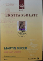 ALEMANHA -FOLHA DE 1� DIA - 450.� Anivers�rio de Martin Bucer - Te�logo e Reformador Protestante