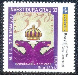 Brasil -2013-MINT -  Investidura Grau 33 - GILDF.