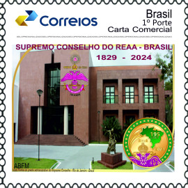 287 - Brasil - 195 Anos do Supremo Conselho do REAA - Brasil 