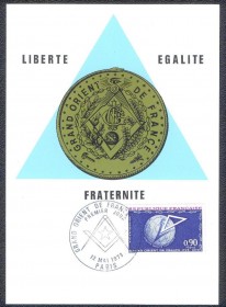 Frana -1973- CBC PARIS- 200 Anos do Grande Oriente da Frana.