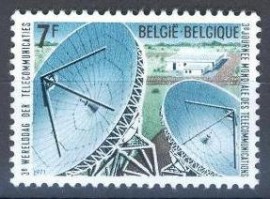 Blgica -1971 -MINT- Antenas - Telecomunicao