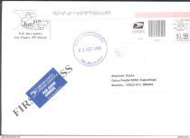 Envelope Circulado USA - Brasil - 2014